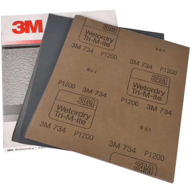 Водостійкий абразивний папір 3M Wetordry™ 734 (230мм*280мм)