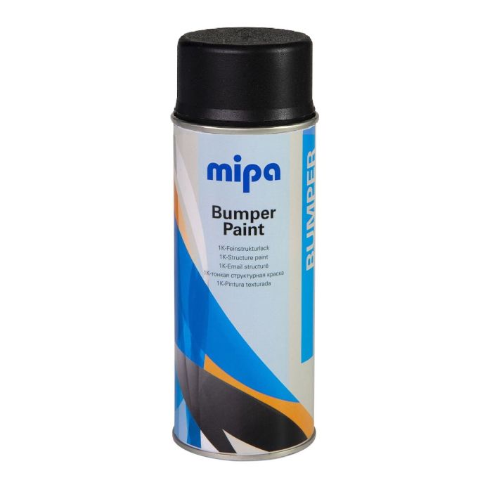 Структурна бамперна фарба в аерозолі "Mipa" Bumper Paint (400 мл) ["Міпа" Бампер Пейнт]