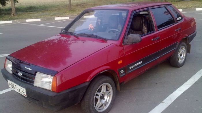 Автоемаль акрилова "Mipa Lada 127 Вишня" 1л [Міпа]