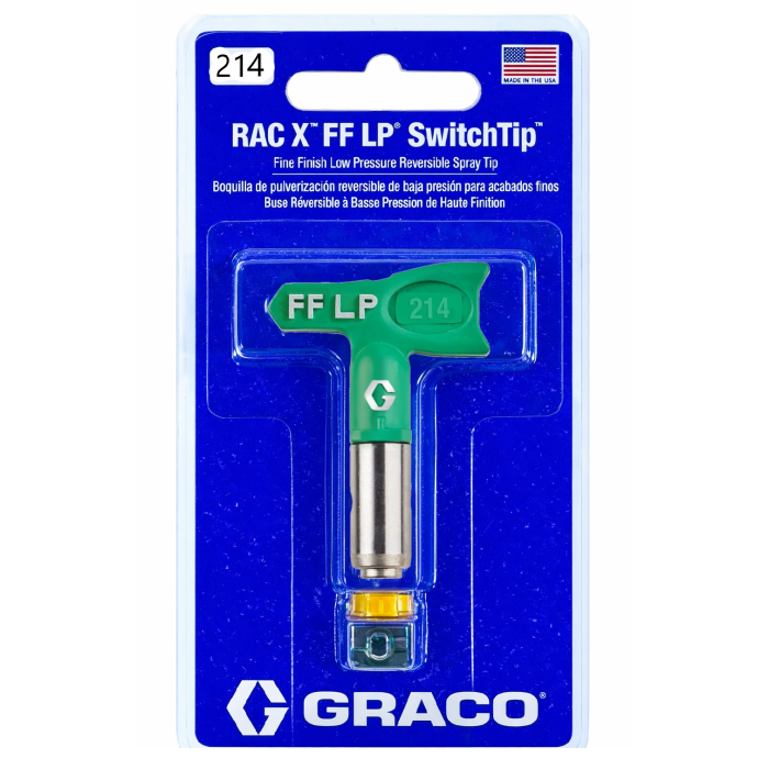 Сопло "Graco 214, RAC X FF LP SwitchTip", для фарборозпилювача низького тиску [Грако СвічТип 214]