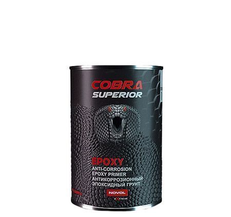 Епоксидний спеціалізований антикорозійний ґрунт "Novol Cobra Superior Technology" + затвердник (0,8л+0,8л) [Новол Кобра Суперіор]