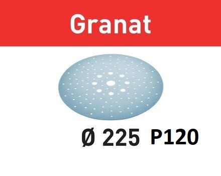 Шліфувальні круги Festool Granat, 225мм, упаковка 25шт P120 (Гранат Фестул)