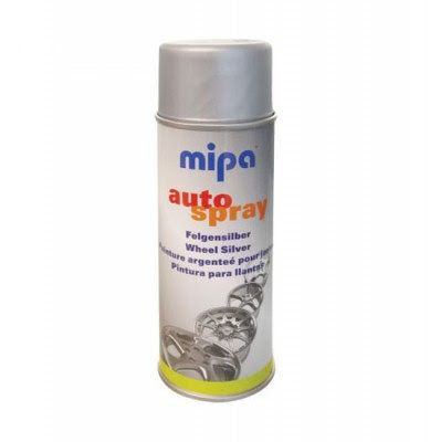 Фарба для дисків в аерозолі "Mipa Spray Felgensilber" (400мл) [Міпа Спрей Фелгенсільбер]