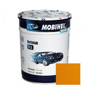 Алкідна автоемаль (синтетика) Mobihel Lada 1035 Золотисто-жовта 1л (Мобіхел Лада 1035)
