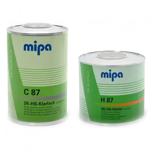 Автомобільний акриловий лак "MIPA 2K HS Klarlack C87 Set" + затверджувач (1л+0.5 л)