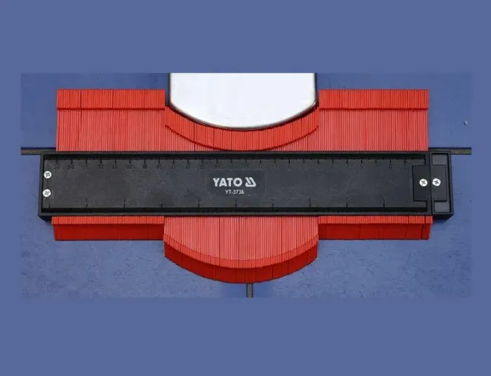 Шаблон профілів с магнитом "YATO", 260мм * 44мм