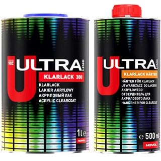 Акриловий автомобільний лак "Novol Ultra Line Klarlack 300 MS 2+1" [Новол Ультра Лайн Кларлак 300 МС]