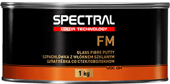Шпаклівка автомобільна зі скловолокном "Spectral Fiber Micro" (1кг) [Спектрал Файбер Микро]