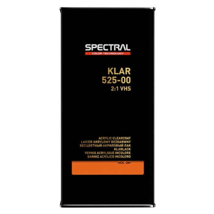 Автомобільний акриловий лак дуже швидкий "Spectral Klar 525-00 VHS 2:1" + затверджувач "H6115" (5л + 2,5л) [Спектрал Клар 525-00] Лак 5л + затверджувач 2,5л