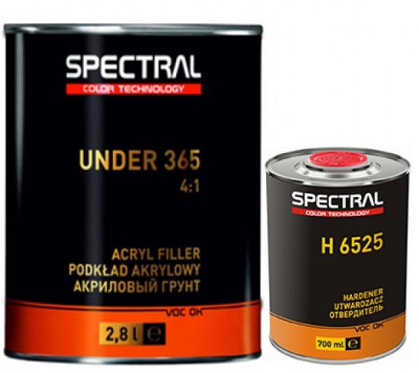 Акриловий ґрунт для авто "4:1 Spectral Under 365" + затвердник "Н6525" (2.8л+0.7л) [Спектрал Андер 365]