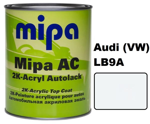 Автоемаль акрилова "Mipa Volkswagen (VW) B9A" 1л [Міпа Фольксваген Б9А]
