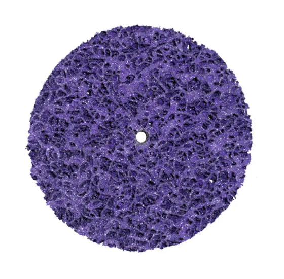 Круг зачисний без основи Polystar Abrasive, фіолетовий, (корал) жорсткий, 1 шт