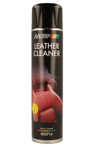 Аерозольний очисник шкіри "Motip" Leather Cleaner Black Line (600 мл) ["Мотіп" Литер Клинер Блек Лайн]