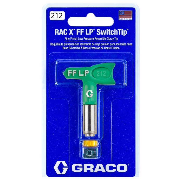 Сопло "Graco 212, RAC X FF LP SwitchTip", для фарборозпилювача низького тиску [Грако СвічТип 212]