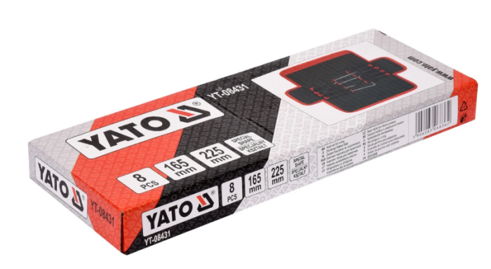 Набір гачків і лопаток для демонтажу ущільнювачів "YATO" ( 8 предметів)
