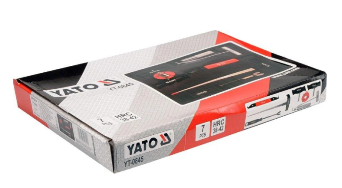 Набір для демонтажу лобового скла "YATO" (7 предметів)