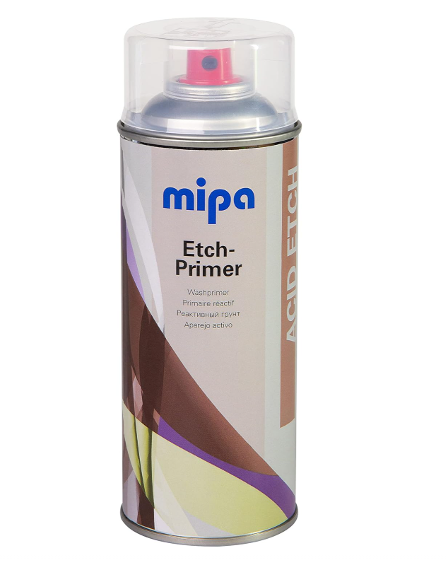 Кислотний ґрунт в балоні "Mipa Wash/Etch primer Spray " 400мл [Міпа реактивний праймер спрей]