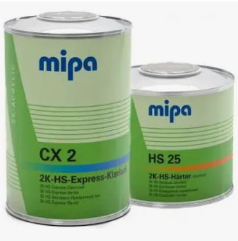 Автомобільний лак "MIPA 2K HS Express Klarlack CX2" + затверджувач (1л+0,5) [експрес цх2 міпа]
