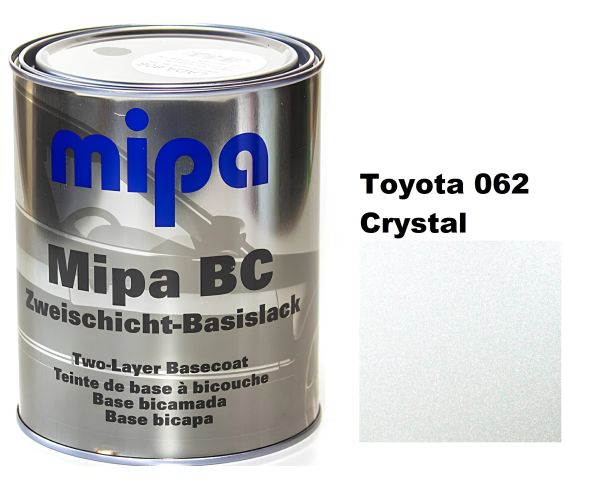 Базова автоемаль (металік) "Mipa Toyota 062 Crystal" 1л [Міпа Тайота Кристал]