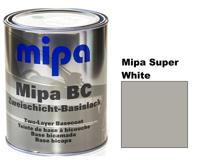 Базова автоемаль (металік) "Mipa Super White " 1л