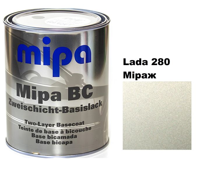 Базова автоемаль (металік) "Mipa Lada 280 Міраж" 1л [Міпа Лада 280]