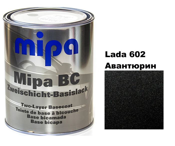 Базова автоемаль (металік) "Mipa Lada 602 Авантюрин" 1л [Міпа Лада 602]