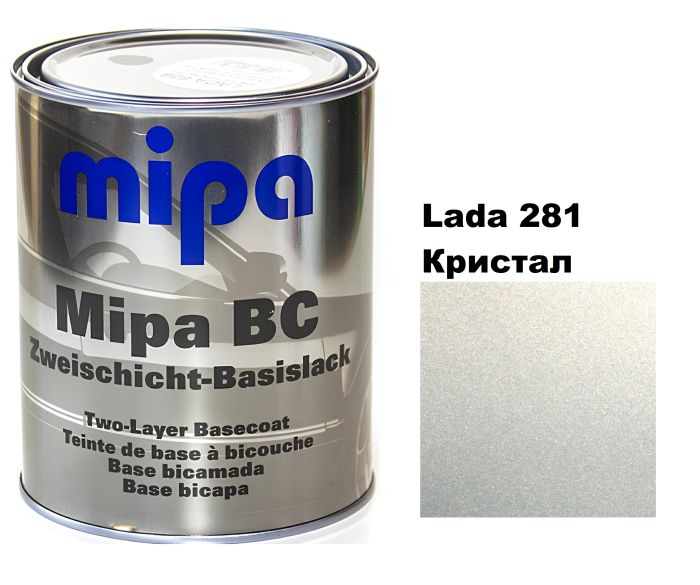 Базова автоемаль (металік) "Mipa Lada 281 Кристал" 1л [ Міпа Лада 281 ]
