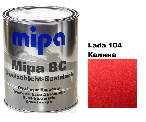 Базова автоемаль (металік) "Mipa Lada 104 Калина" 1л [Міпа Лада 104]