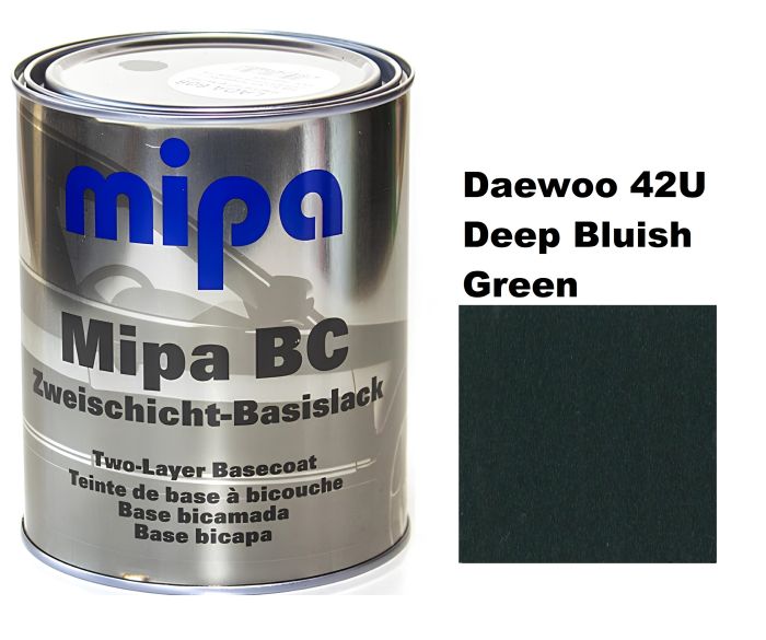 Базова автоемаль (металік) "Mipa 42U Daewoo" 1л [Міпа]