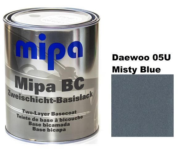 Базова автоемаль (металік) "Mipa 05U Daewoo" 1л [Міпа]