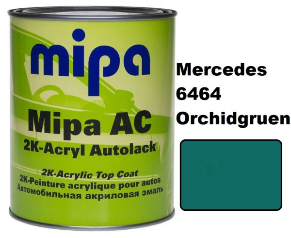 Автоемаль акрилова "Mipa Mercedes 6464 Orchidgruen" 1л [Міпа Мерседес 6464 Орчидгруен]