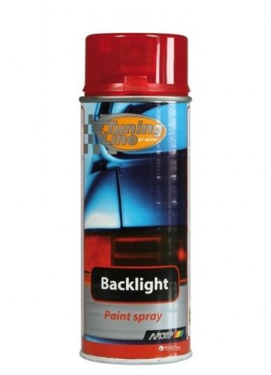 Лак для тонування задніх ліхтарів автомобіля "Motip" Backlight Paint (400мл) ["Мотіп" Блеклайт Пейнт]
