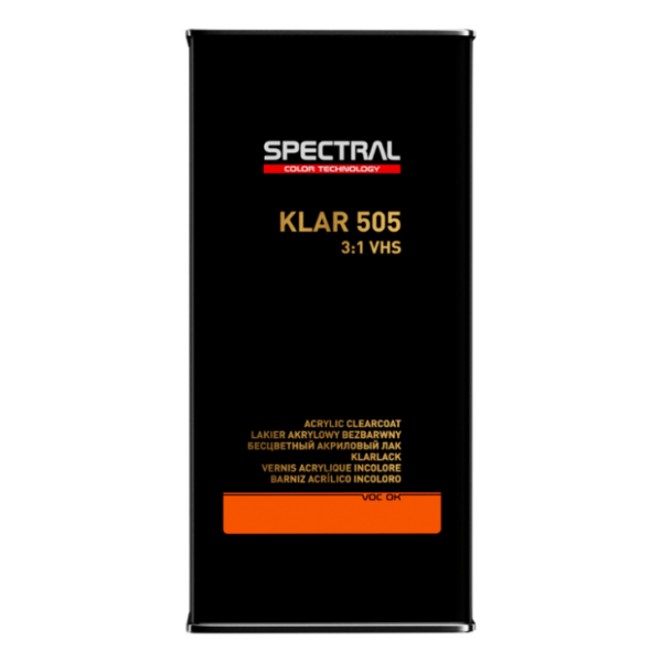 Акриловий лак "SPECTRAL KLAR 505 VHS 3+1" + затвердник "H6115 STANDART" (5л+2,5л) [Спектрал Клар 505]