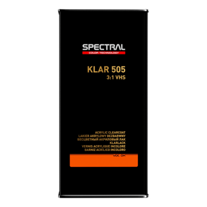 Акриловий лак "SPECTRAL KLAR 505 VHS 3+1" + затвердник "H6115 STANDART" (5л+2,5л) [Спектрал Клар 505]