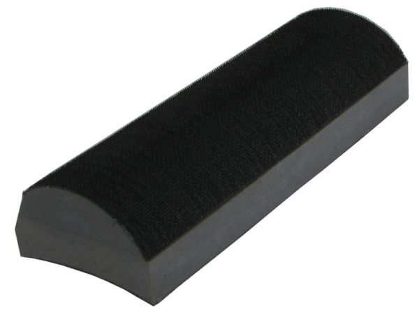Шліфувальна колодка RV напівкругла , зміцнення VELCRO (липучка) 195х69х45мм VTP [1418]