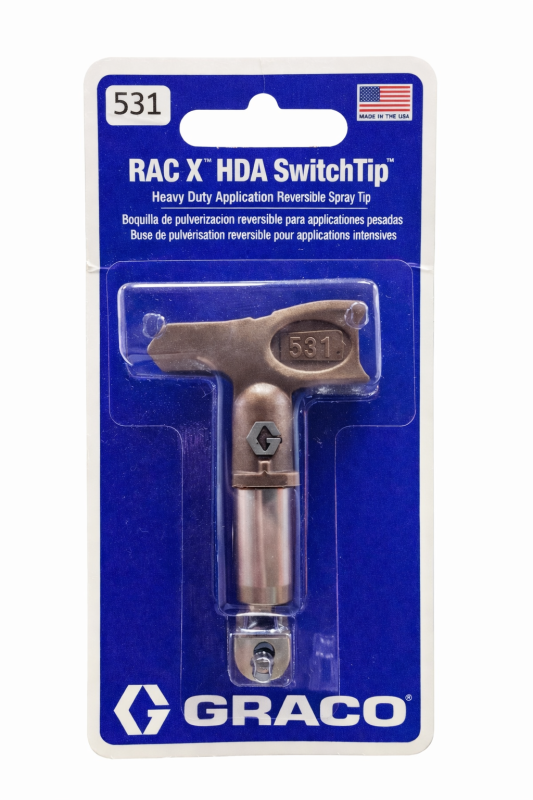 Сопло "Graco 531, RAC X HDA", для шпаклівки та густих сумішей [Грако Рак Икс ШДА 531]
