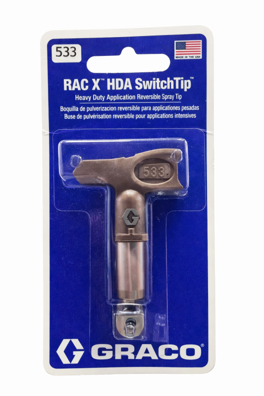 Сопло "Graco 533, RAC X HDA", для шпаклівки та густих сумішей [Грако Рак Икс ШДА 533]